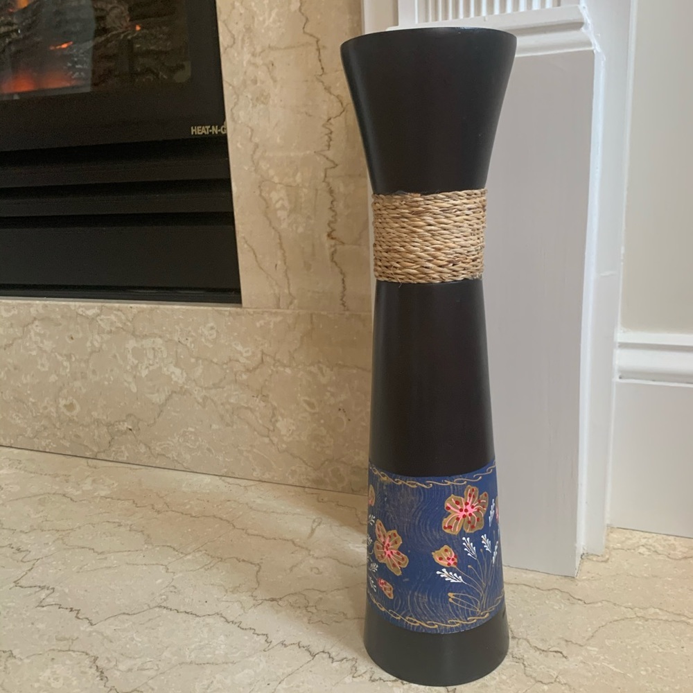 Thailand folk art big vase